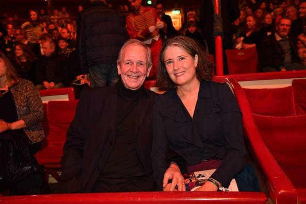 Fritz Egner with his wife Roncalli Premiere ARTistART Werksviertel at Ostbahnhof Munich October 24, 2025
