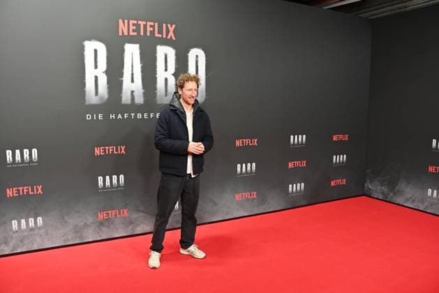 Louis Klamroth at the 50 years Ziegler Film anniversary event on 27 04 2023 in Berlin Babo Netflix Premiere in Berlin
