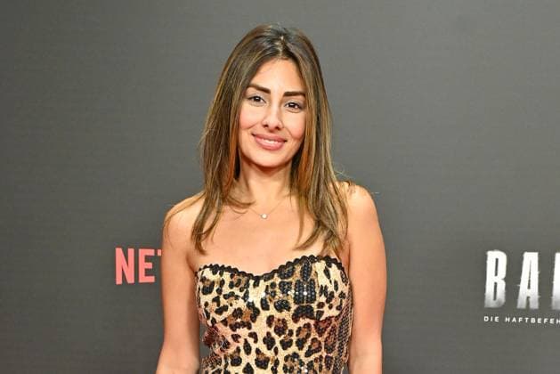 Melisa Gelen at the Babo Die Haftbefehl Story Netflix documentary premiere on 24 10 2025 at the Astor Film Lounge in Berlin Babo Netflix Premiere in Berlin