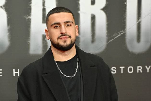 Deniz Ercan at the Babo Die Haftbefehl Story Netflix documentary premiere on 24 10 2025 at the Astor Film Lounge in Berlin Babo Netflix Premiere in Berlin