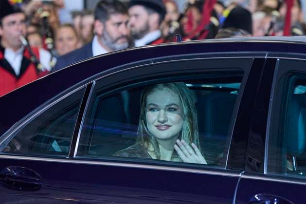 October 24, 2025, Oviedo, Oviedo, Spain: KING FELIPE VI of Spain, QUEEN LETIZIA of Spain, FORMER QUEEN SOFIA, CROWN PRINCESS LEONOR of Spain and PRINCESS SOFIA of Spain attend the Princesa de Asturias Awards 2025 ceremony Oviedo Spain - ZUMAc260 20251024_zep_c260_109 Copyright: xMikexChicorrox