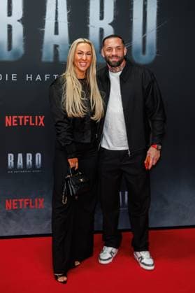 Premiere BABO The Arrest Warrant Story Dominique Eckerlin and Christian Eckerlin at the premiere of the Netflix documentary BABO The Arrest Warrant Story at the Astor Film Lounge on 22 10 2025 in Berlin Copyright: xEventpressxKochanx