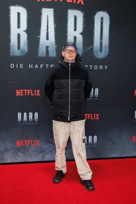 Premiere BABO Die Haftbefehl Story MONTANAMAX Max Mönster at the premiere of the Netflix documentary BABO Die Haftbefehl Story at the Astor Film Lounge on 22 10 2025 in Berlin Copyright: xEventpressxKochanx