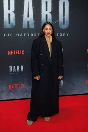 Premiere BABO The Arrest Warrant Story Melissa Khalaj at the premiere of the Netflix documentary BABO The Arrest Warrant Story at the Astor Film Lounge on 22 10 2025 in Berlin Copyright: xEventpressxKochanx