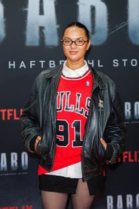Premiere BABO The Arrest Warrant Story Taneshia Abt at the premiere of the Netflix documentary BABO The Arrest Warrant Story at the Astor Film Lounge on 22 10 2025 in Berlin Copyright: xEventpressxKochanx