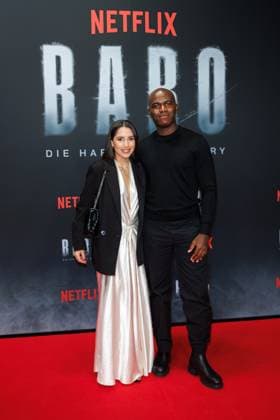 Premiere - BABO - Die Haftbefehl Story - FRIZZO (Ferdinand Owusu-Ansah) bei der Premiere desr Netflix Doku BABO - Die Haftbefehl Story im Astor Film Lounge am 22.10.2025 in Berlin. Copyright: xEventpressxKochanx