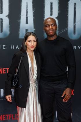Premiere - BABO - Die Haftbefehl Story - FRIZZO (Ferdinand Owusu-Ansah) bei der Premiere desr Netflix Doku BABO - Die Haftbefehl Story im Astor Film Lounge am 22.10.2025 in Berlin. Copyright: xEventpressxKochanx