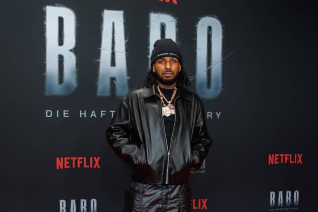 Premiere - BABO - Die Haftbefehl Story - Reezy (Raheem Heid) bei der Premiere desr Netflix Doku BABO - Die Haftbefehl Story im Astor Film Lounge am 22.10.2025 in Berlin. Copyright: xEventpressxKochanx