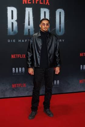 Premiere - BABO - Die Haftbefehl Story - Premiere desr Netflix Doku BABO - Die Haftbefehl Story im Astor Film Lounge am 22.10.2025 in Berlin. Copyright: xEventpressxKochanx