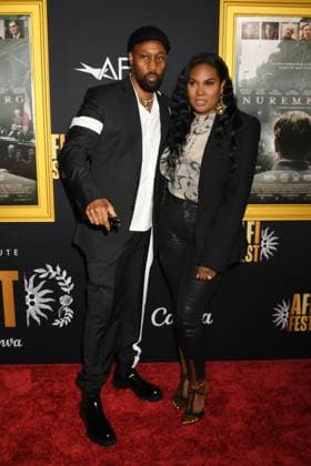 LOS ANGELES, CA - OCTOBER 24: RZA and Talani Rabb at the AFI Fest 2025 Premiere of Nuremberg at TCL Chinese Theatre on October 24, 2025 in Los Angeles, California. Copyright: xJeffreyxMayerx