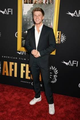 LOS ANGELES, CA - OCTOBER 24: Robert Irwin at the AFI Fest 2025 Premiere of Nuremberg at TCL Chinese Theatre on October 24, 2025 in Los Angeles, California. Copyright: xJeffreyxMayerx