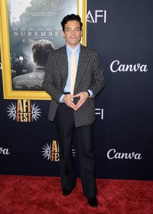 Nuremberg Premiere - Los Angeles, USA LOS ANGELES, USA. October 24, 2025: Rami Malek at the AFI FEST premiere for Nuremberg at the TCL Chinese Theatre. Los Angeles CA USA  Copyright: xPaulxSmith Featureflashx