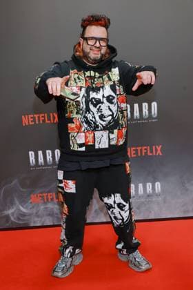24 10 2025, Oliver Polak at the Netflix premiere of Babo Ð Die Haftbefehl Story, Astor Film Lounge, Berlin, Berlin