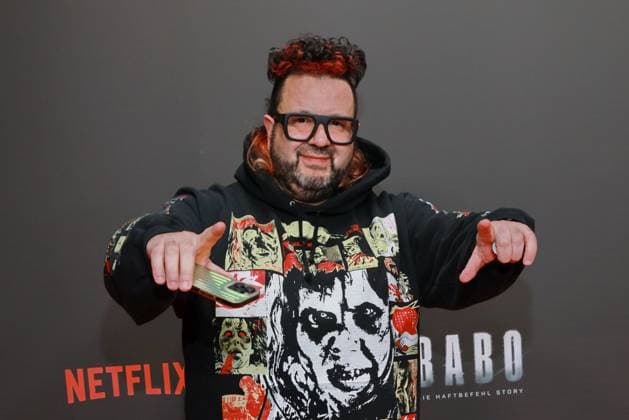 24 10 2025, Oliver Polak at the Netflix premiere of Babo Ð Die Haftbefehl Story, Astor Film Lounge, Berlin, Berlin