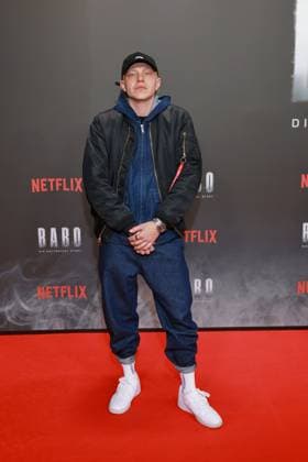 24 10 2025, Leonard Kunz at the Netflix premiere of Babo Ð The Arrest Warrant Story, Astor Film Lounge, Berlin, Berlin