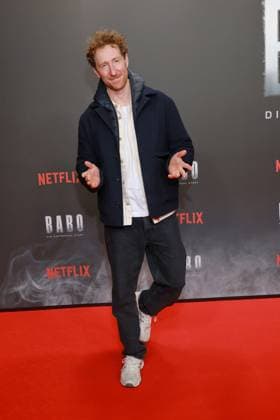 24 10 2025, Louis Klamroth at the Netflix premiere of Babo Ð The Arrest Warrant Story, Astor Film Lounge, Berlin, Berlin