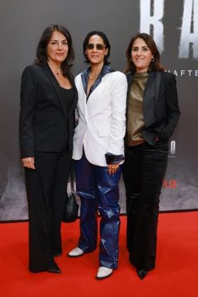 24 10 2025, Düzen Tekkal, Tuna Tekkal at the Netflix premiere of Babo Ð The Arrest Warrant Story, Astor Film Lounge, Berlin, Berlin