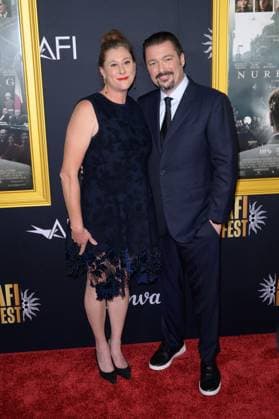 Nuremberg Premiere - Los Angeles, USA LOS ANGELES, USA. October 24, 2025: Amber Vanderbilt & James Vanderbilt at the AFI FEST premiere for Nuremberg at the TCL Chinese Theatre. Los Angeles CA USA  Copyright: xPaulxSmith Featureflashx