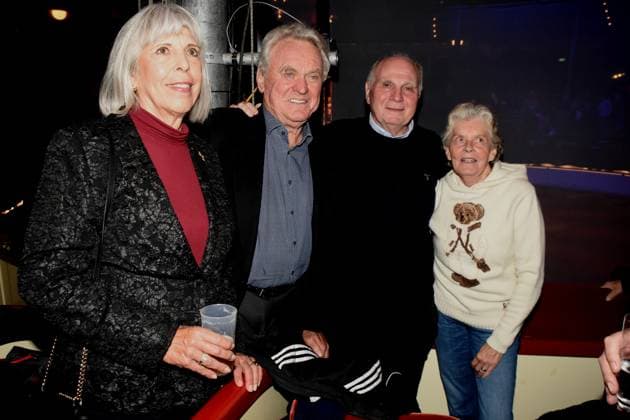 Agnes Sepp Maier Soccer World Champion Uli Susi Hoeness FC Bayern Honorary President Munich 2410 2025 Werksviertel Munich Circus Roncalli Premiere Art is Art Photo Munich
