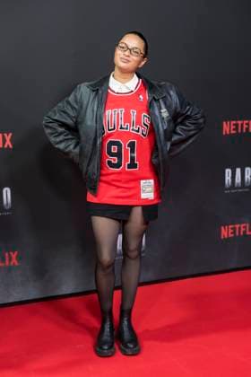 Babo, premiere at the Astor Film Lounge, Berlin, 24 10 2025 Taneshia Abt at the premiere of the Netflix film Babo at the Astor Film Lounge Berlin on 24 10 2025 Berlin Astor Film Lounge Copyright: xBenxKriemannx