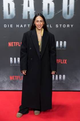 Babo, premiere at the Astor Film Lounge, Berlin, 24 10 2025 Melissa Khalaj at the premiere of the Netflix film Babo at the Astor Film Lounge Berlin on 24 10 2025 Berlin Astor Film Lounge Copyright: xBenxKriemannx
