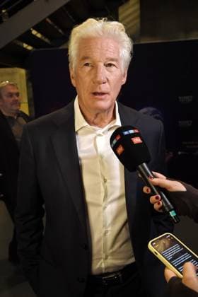 Richard Gere at a special screening of the film WEISHEIT DES GLÜCKS, of which he is executive producer, at the cinema in the Kulturbrauerei in Berlin on 24 10 2025