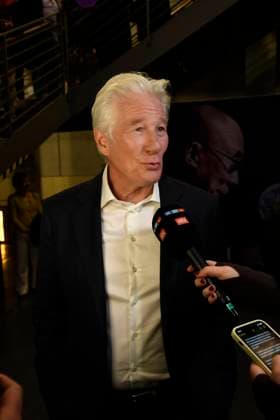 Richard Gere at a special screening of the film WEISHEIT DES GLÜCKS, of which he is executive producer, at the cinema in the Kulturbrauerei in Berlin on 24 10 2025