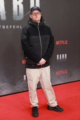 24 10 2025, Max Mönster at the Netflix premiere of Babo Ð The Arrest Warrant Story, Astor Film Lounge, Berlin, Berlin