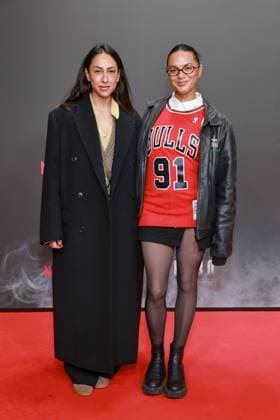 24 10 2025, Melissa Khalaj and Taneshia Abt at the Netflix premiere of Babo Ð The Arrest Warrant Story, Astor Film Lounge, Berlin, Berlin