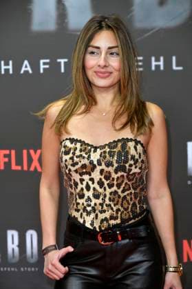 Melisa Gelen at the special screening of the Netflix documentary Babo Die Haftbefehl Story in the Astor Film Lounge Berlin, 24 10 2025 Foto:xM.xBehrensx xFuturexImagex babo_5018