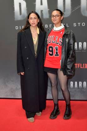 Melissa Khalaj and Taneshia Abt at the special screening of the Netflix documentary Babo The Arrest Warrant Story in the Astor Film Lounge Berlin, 24 10 2025 Foto:xM.xBehrensx xFuturexImagex babo_5073