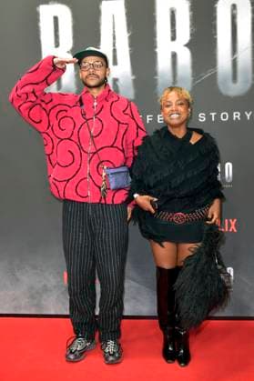 Yannick Niang and Tsellot Melesse at the special screening of the Netflix documentary Babo The Arrest Warrant Story in the Astor Film Lounge Berlin, 24 10 2025 Foto:xM.xBehrensx xFuturexImagex babo_5095