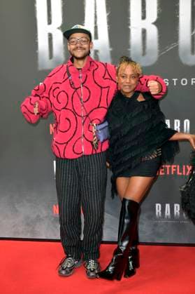 Yannick Niang and Tsellot Melesse at the special screening of the Netflix documentary Babo The Arrest Warrant Story in the Astor Film Lounge Berlin, 24 10 2025 Foto:xM.xBehrensx xFuturexImagex babo_5098