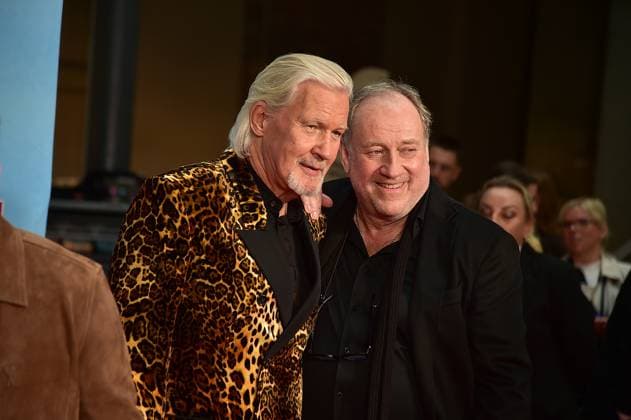 MISSION SANTA, an elf saves Christmas Jonny logan,Singer, Harold Faltermeyer, Producer, Musician Arrival, red carpet for the premiere of the animated film for children MISSION SANTA, an elf saves Christmas in Berlin on 25 10 2025 Photopress Mueller