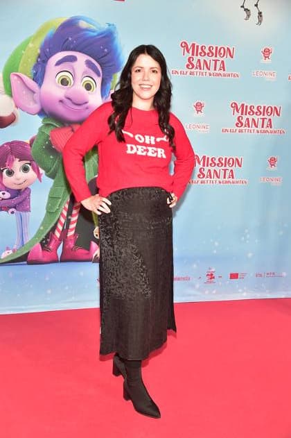 MISSION SANTA, an elf saves Christmas malwanne, alias Vanessa Braunisch Arrival, red carpet for the premiere of the animated film for children MISSION SANTA, an elf saves Christmas in Berlin on 25 10 2025 Photopress Mueller