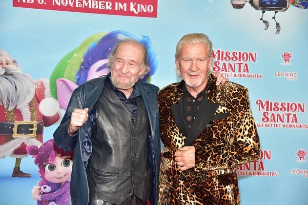 MISSION SANTA, an elf saves Christmas Michael Mendl, Jonny Logan Arrival, red carpet for the premiere of the animated film for children MISSION SANTA, an elf saves Christmas in Berlin on 25 10 2025 Photopress Mueller