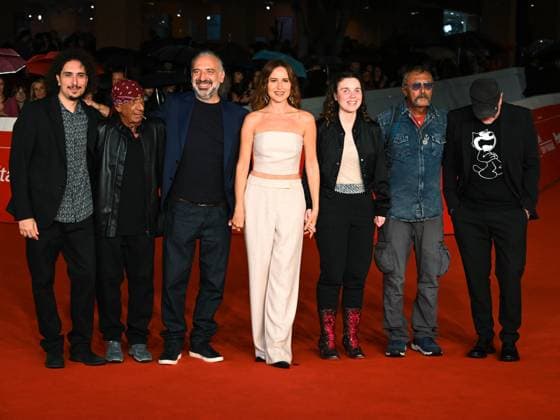 Rome Cinema Fest 2025, evening 11 - Red Carpet for the film Tutta la Vita. Pictured are Stefano Bollani, Valentina Cenni, Frida Bollani Magon, Daniele Sepe, Antonello Salis, Roberto Gatto, and Christian Mascetta.  Copyright: xMaurizioxD Avanzox xipa-agency.netx xDxAvanzo Provvisionatox IPA_Agency_IPA67063800