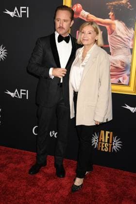 LOS ANGELES, CA - OCTOBER 25: Ben Foster and Gillian Kirwan Foster at the AFI Fest 2025 Premiere Screening of Christy at TCL Chinese Theatre on October 25, 2025 in Los Angeles, California. Copyright: xJeffreyxMayerx