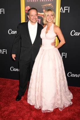 LOS ANGELES, CA - OCTOBER 25: Steven Sweeney and Sydney Sweeney at the AFI Fest 2025 Premiere Screening of Christy at TCL Chinese Theatre on October 25, 2025 in Los Angeles, California. Copyright: xJeffreyxMayerx