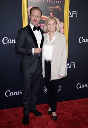 Christy Premiere - Los Angeles, USA LOS ANGELES, USA. October 25, 2025: Ben Foster & mother Gillian Kirwan Foster at the AFI FEST premiere for Christy at the TCL Chinese Theatre. Los Angeles CA USA  Copyright: xPaulxSmith Featureflashx
