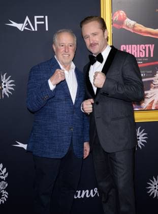 Christy Premiere - Los Angeles, USA LOS ANGELES, USA. October 25, 2025: Ben Foster & father Steven Foster at the AFI FEST premiere for Christy at the TCL Chinese Theatre. Los Angeles CA USA  Copyright: xPaulxSmith Featureflashx