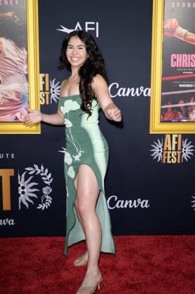 Christy Premiere - Los Angeles, USA LOS ANGELES, USA. October 25, 2025: Natalie Loureda at the AFI FEST premiere for Christy at the TCL Chinese Theatre. Los Angeles CA USA  Copyright: xPaulxSmith Featureflashx
