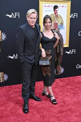 Cary Elwes with wife Lisa Marie Kubikoff at the premiere of the movie Dead Man s Wire at the 39 AFI Fest 2025 at the TCL Chinese Theatre Los Angeles, 25 10 2025 Foto:xD.xStarbuckx xFuturexImagex wire_5017