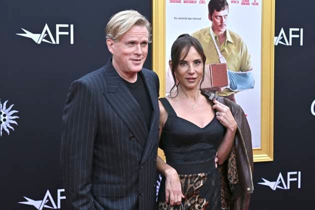 Cary Elwes with wife Lisa Marie Kubikoff at the premiere of the movie Dead Man s Wire at the 39 AFI Fest 2025 at the TCL Chinese Theatre Los Angeles, 25 10 2025 Foto:xD.xStarbuckx xFuturexImagex wire_5018