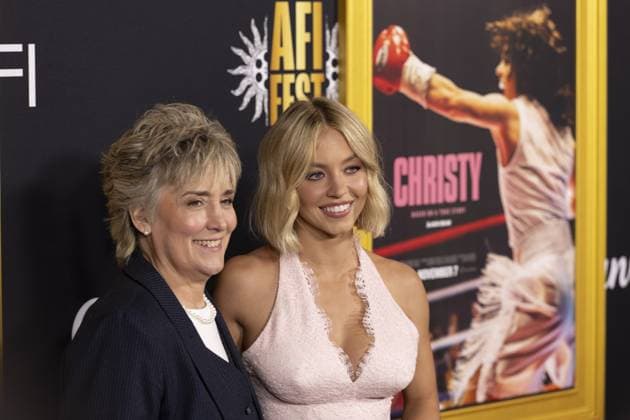 AFI Fest 2025 Christy premiere at TCL Chinese Theatre Featuring: Christy Martin, Sydney Sweeney Where: Los Angeles, California, United States When: 25 Oct 2025 Credit: Robert Smith INSTARimages EDITORIAL USE ONLY. NOT FOR USE BY NEWSPAPERS BASED IN THE UK. Copyright: xx instar55214070