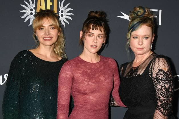 HOLLYWOOD, CALIFORNIA - OCTOBER 26: Imogen Poots, Kristen Stewart and Thora Birch at The Chronology Of Water special screening during 2025 AFI FEST at TCL Chinese 6 Theatres on October 26, 2025 in Hollywood, California. Copyright: xJeffreyxMayerx xMediaPunchx