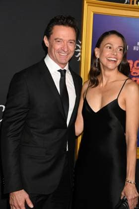 HOLLYWOOD, CA- OCTOBER 26: Hugh Jackman and Sutton Foster at the special screening of Song Sung Blue during the 2025 AFI Fest at TCL Chinese 6 Theatre on October 26, 2025 in Hollywood, California. Copyright: xJeffreyxMayerx