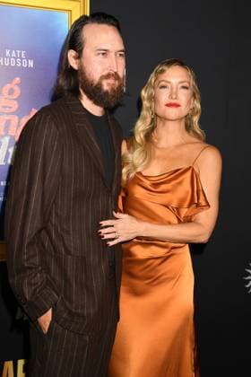 HOLLYWOOD, CA- OCTOBER 26: Danny Fujikawa and Kate Hudson at the special screening of Song Sung Blue during the 2025 AFI Fest at TCL Chinese 6 Theatre on October 26, 2025 in Hollywood, California. Copyright: xJeffreyxMayerx