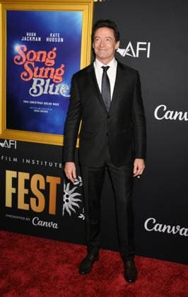 HOLLYWOOD, CA- OCTOBER 26: Hugh Jackman at the special screening of Song Sung Blue during the 2025 AFI Fest at TCL Chinese 6 Theatre on October 26, 2025 in Hollywood, California. Copyright: xJeffreyxMayerx
