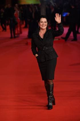 Rome Cinema Fest 2025 Red Carpet of the series Vita Da Carlo 4, In the photo: Monica Guerritore  Copyright: xVincenzoxLandix xipa-agency.netx xDxAvanzo Landi Provvisionatox IPA_Agency_IPA67130684